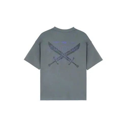 Bodydream X STA X REMEF Galaxy Pirates Series T-Shirts Unisex Dark Gray