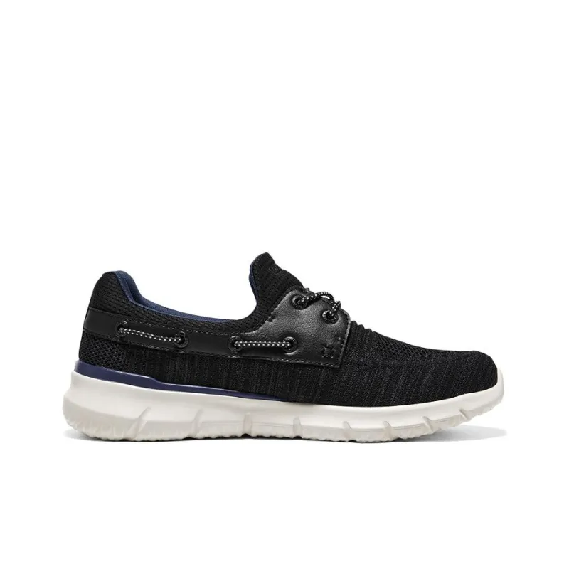 Skechers Del Retto Anti Slip Wear Resistant Low Top Sports Casual Shoes Men's Black-1