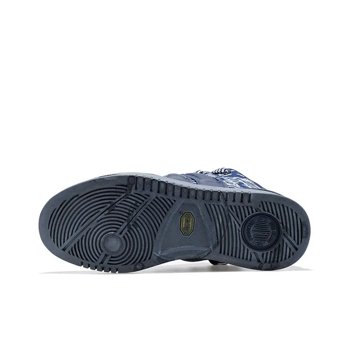 Palladium Skate Anti Slip Wear Resistant Low Top Skateboard Shoes Men's Blue-4