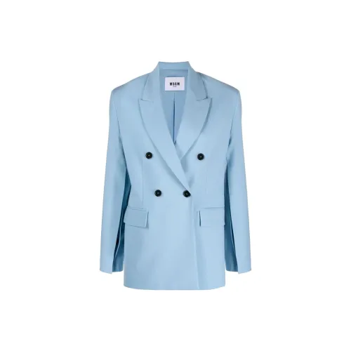 MSGM Business Suits Women's Sky Blue