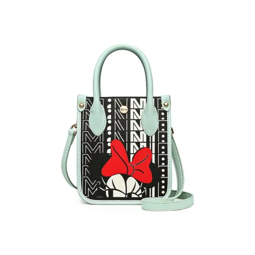 Disney Minnie Series PU Sheet Music Bag Portable Crossbody Bag Shoulder Bag Women's Green/Pink/Black