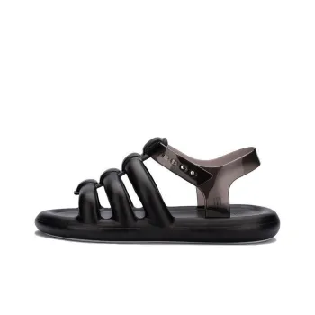 Melissa Beach Sandals Women's Black/White/Pink/Violet