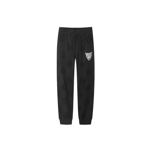 TCH Casual Pants Unisex Black Base With Silver Logo