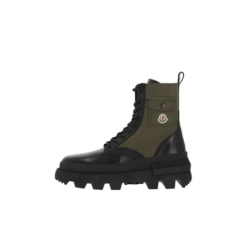 Moncler Martin Boots Men Black/Green