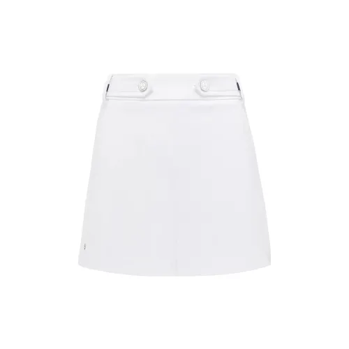 LI-NING 1990 Golf Series Casual Short Skirts Women's Standard White