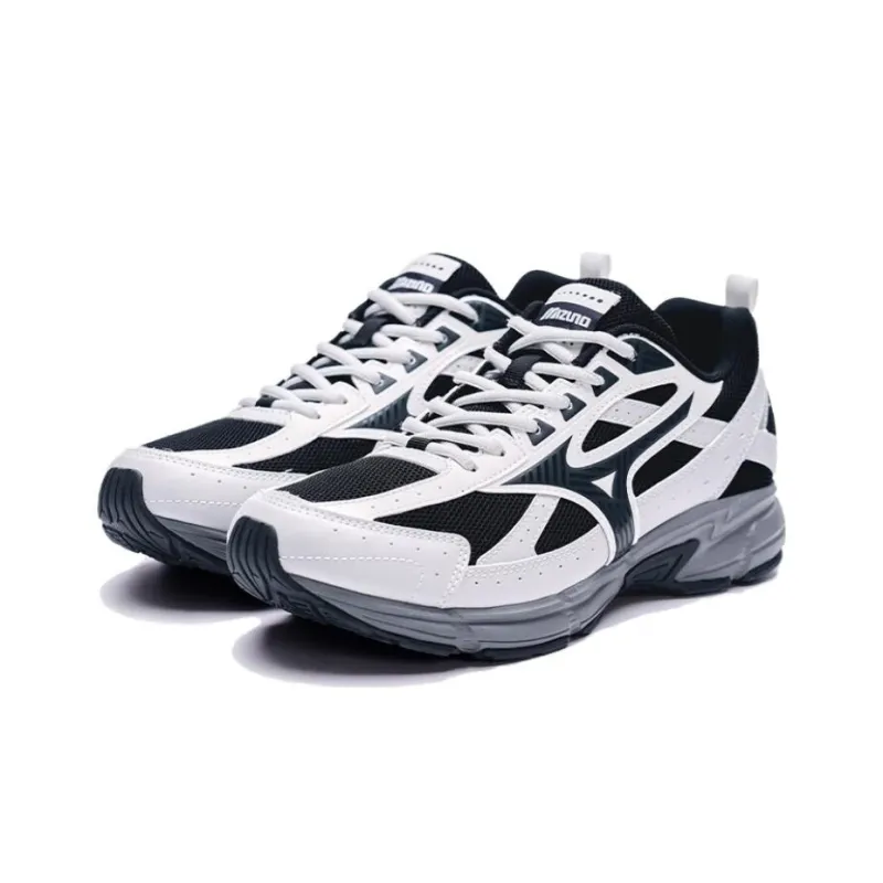 Mizuno Speed Cushioning Anti Slip Wear Resistant Breathability Low Top Casual Running Shoes Unisex Ash Ecru-2