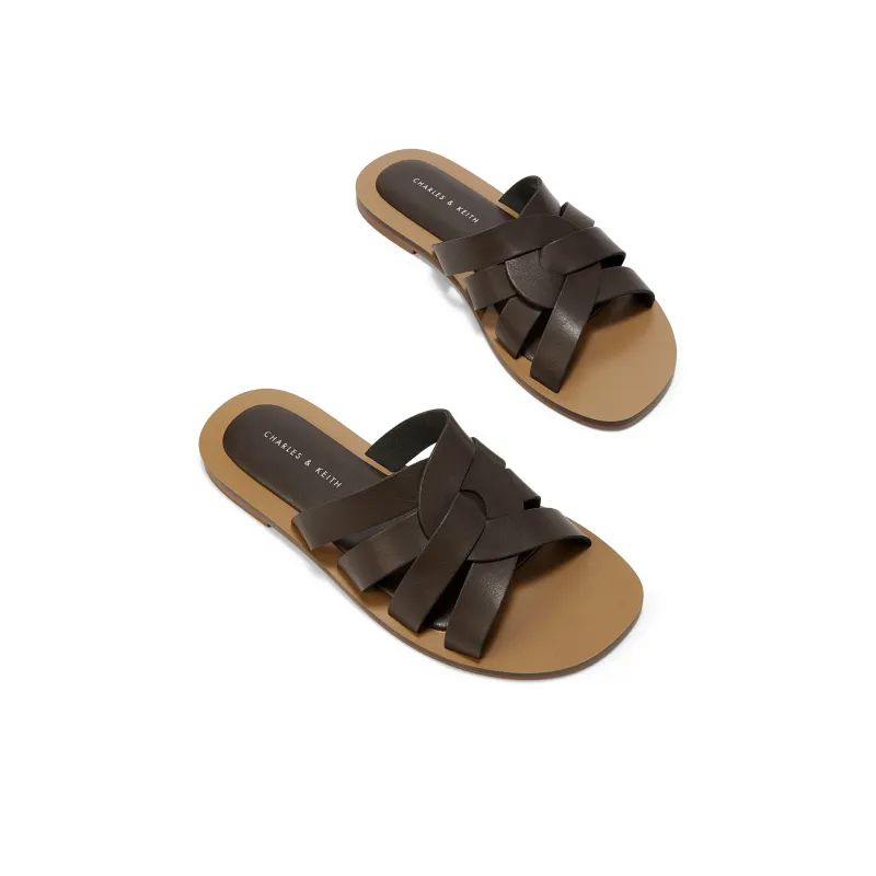 CHARLES&KEITH Composite Sole Slide Slippers Women's-5