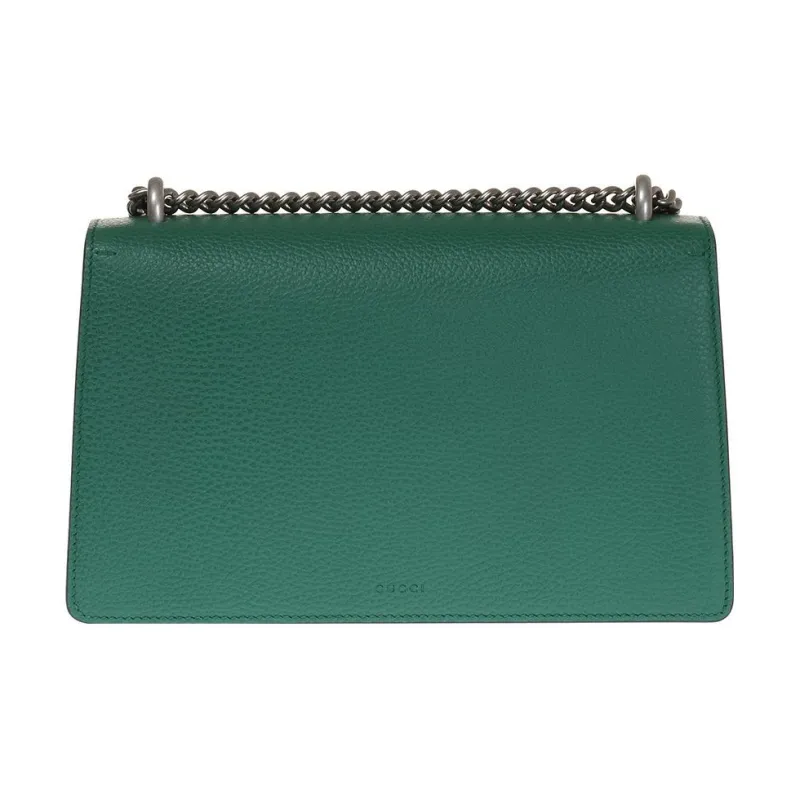 GUCCI Dionysus Leather Crossbody Bag, Shoulder Bag Women's Emeralds-2