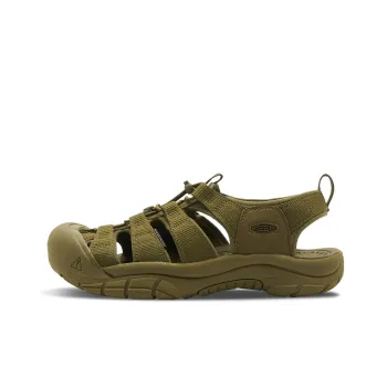 KEEN Newport H2 Wear Resistant River Trekking Shoes Men's Olive Brown