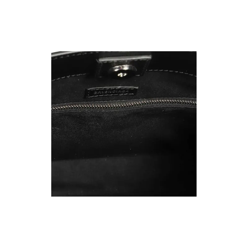 Balenciaga Calfskin Tote Bag Shopping Bag Shoulder Bag Handbag Regular Women's Black-6