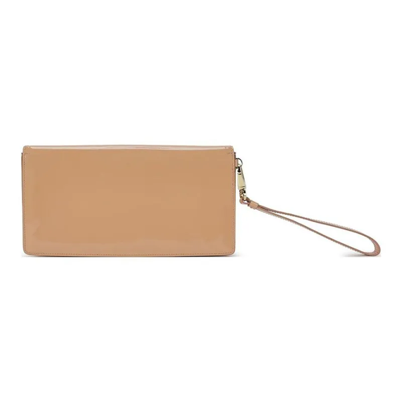 FERRAGAMO Patent Leather Wallets Coin Purses Women's Pink-1