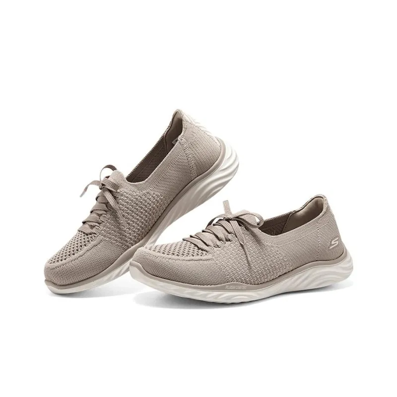 Skechers ON THE GO Ideal Anti Slip Wear Resistant Breathable Lightweight Cushioning Low Top Casual Shoes Women's Taupe-2