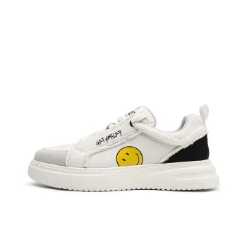 SMILEY France Smiley Face Stylish Skateboarding Shoes Men's