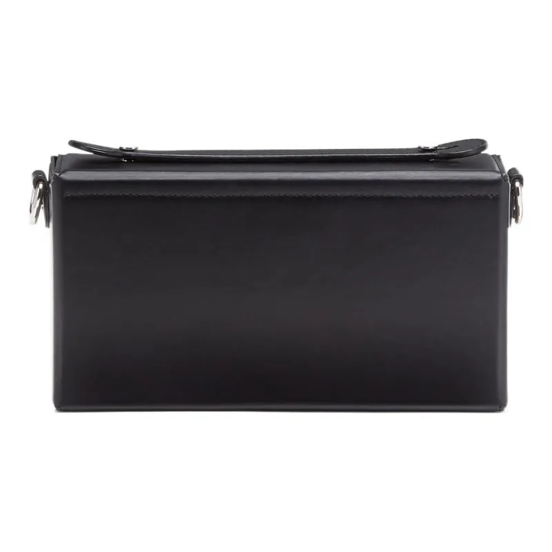 FENDI Marc Jacobs Collaboration Baguette Calfskin Shoulder Bag, Crossbody Bag, Handbag Regular Men's Black-2