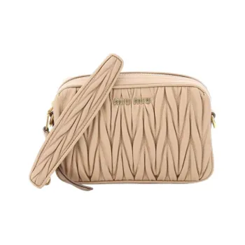MIU MIU Arcadie Series Nappa Leather Camera Bag, Crossbody Bag, Shoulder Bag Women's Pink