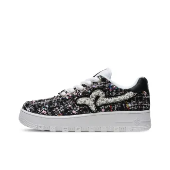 ROCAWEAR Skateboard Shoes Unisex Low Top Black