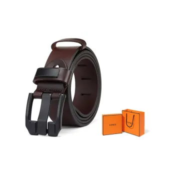 VINEY Leather Belts Men