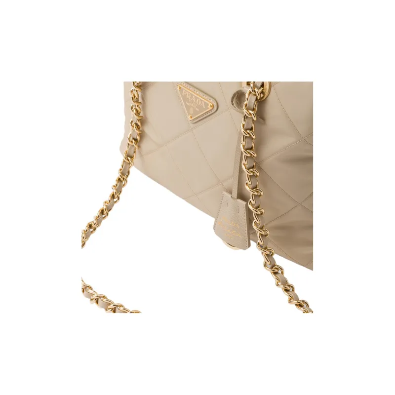 PRADA Fabric Parachute Bag Crossbody Bag Shoulder Bag Women's Desert Yellow-4