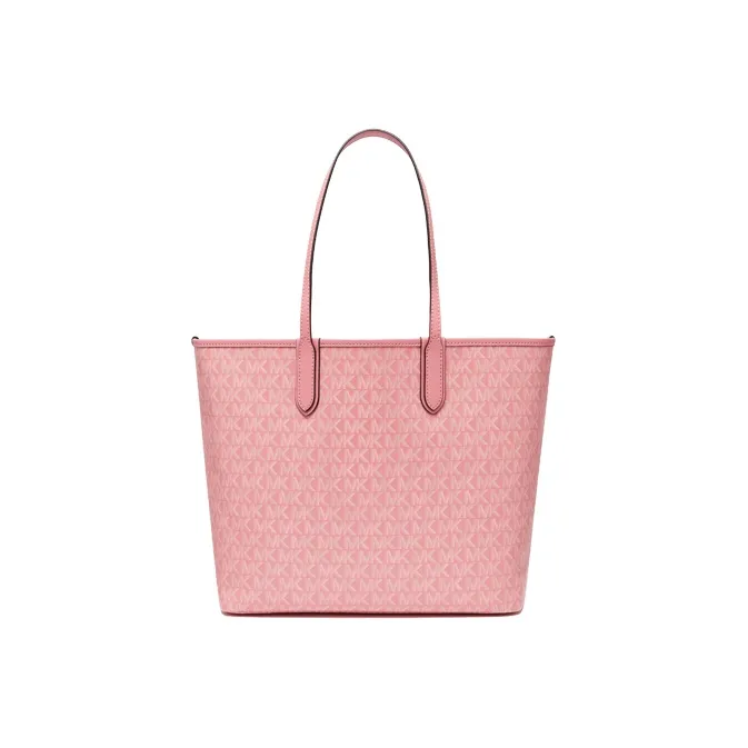 MICHAEL KORS Eliza Series Artificial Leather Shoulder Bag Large Size Unisex Flesh Pink-3