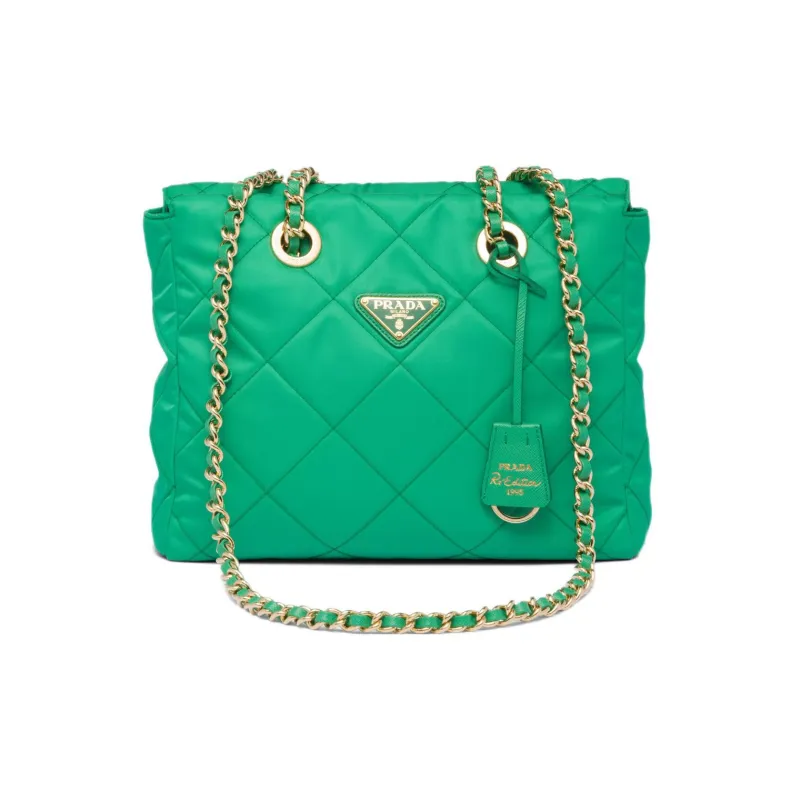 PRADA Fabric Parachute Bag Crossbody Bag Shoulder Bag Women's Mint Green-0