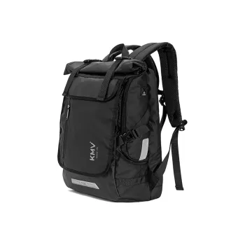 KMV Polyester Tennis Bag Laptop Backpack Unisex White/Black