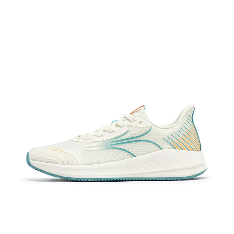 361° Cushioned Slip-Resistant Breathable Lightweight Low-Top Running Shoes Men's Enamel Green-0