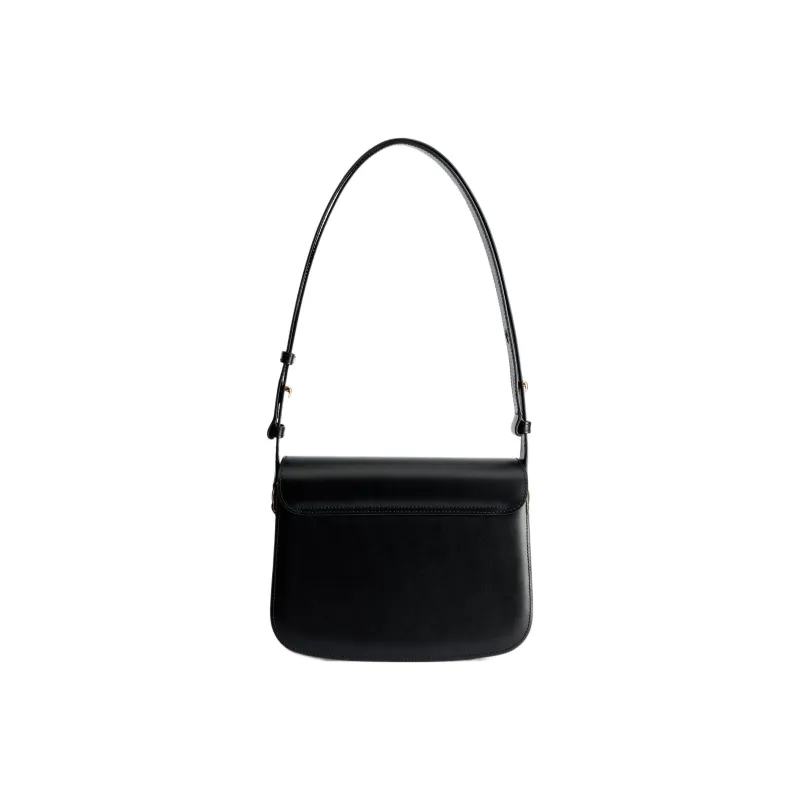 AMIPARIS Cow Leather Envelope Bag, Handbag, Shoulder Bag Women's Black-2