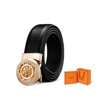 VINEY Leather Belts Men