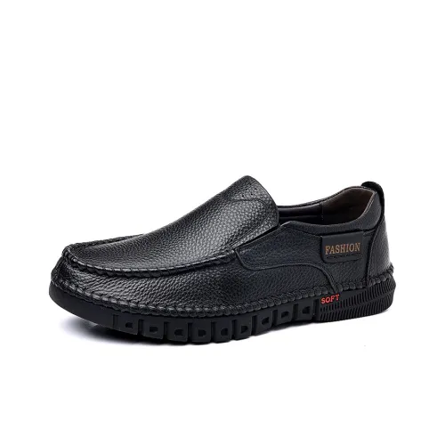 HUANAI Dress Shoes Men Low-Top