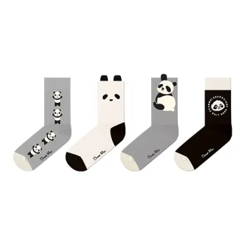 Duanmei Knee-High Socks Unisex 4 Pack