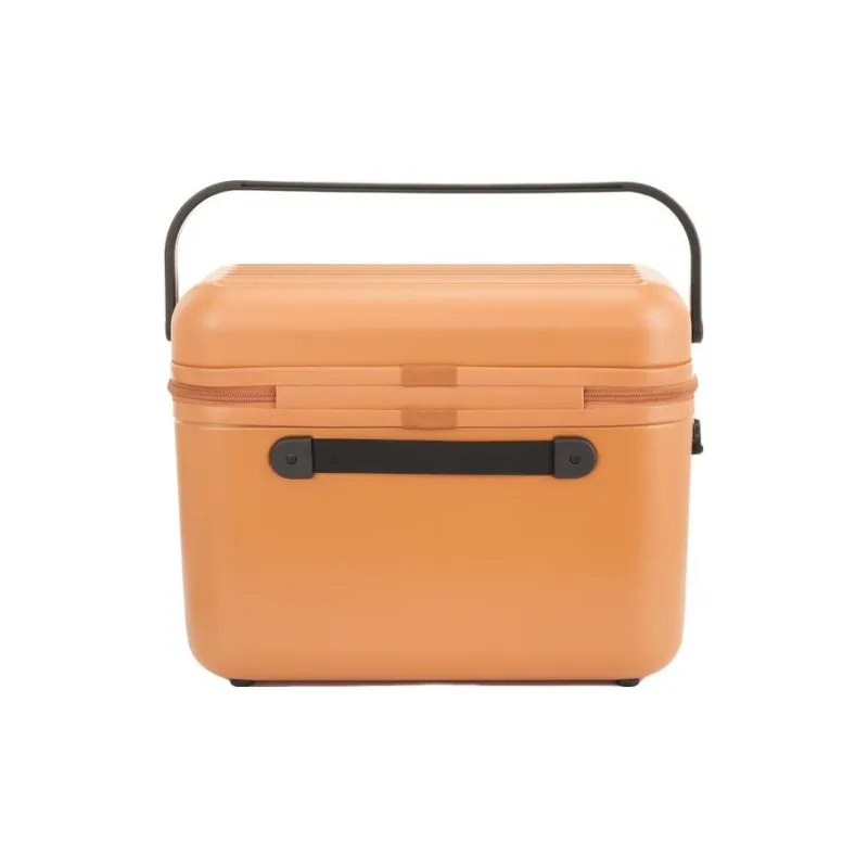 SAMSONITE PC Picnic Basket Travel Makeup Case Small Size Unisex Mustard Yellow-4