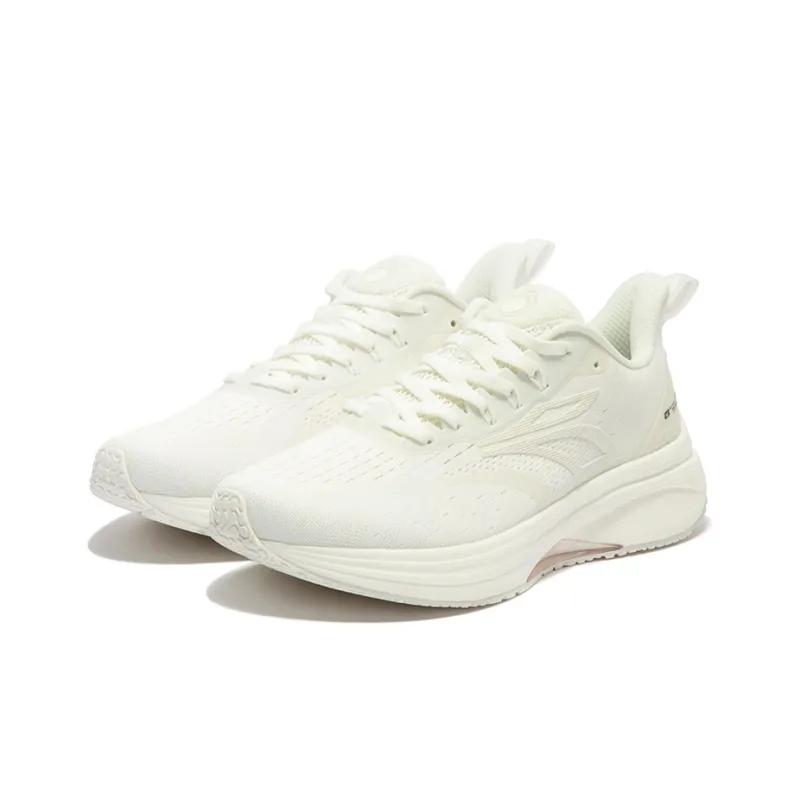 361° Titan Lite Cushioned Anti Slip And Wear Resistant Lightweight Low Top Running Shoes Men's Feather White-2