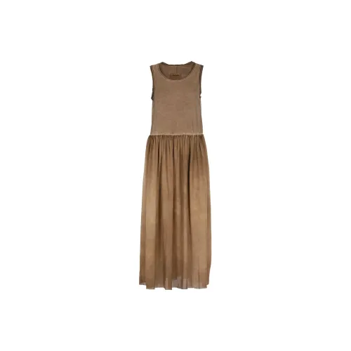 UMA WANG Sleeveless Dresses Women's Brown