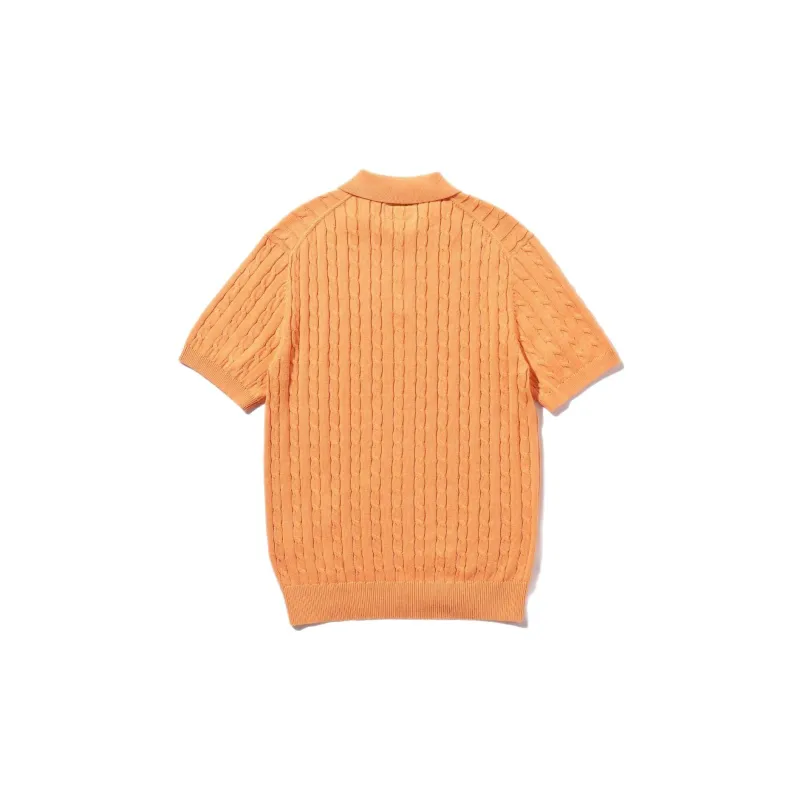 Beams Polo Shirts Men Orange-1