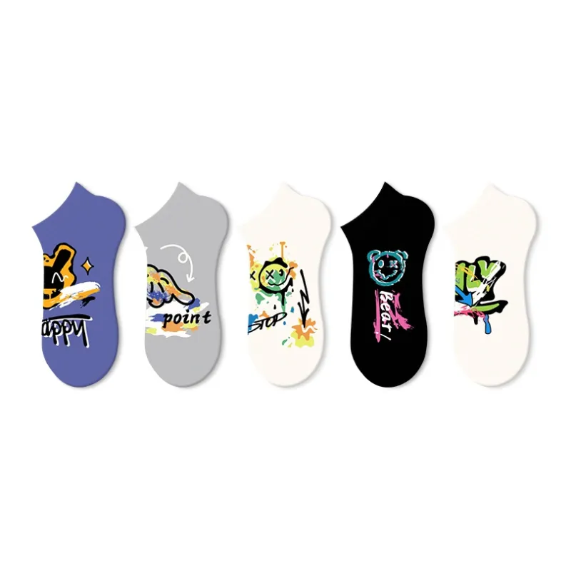 JKN Ankle Socks Unisex 5 Pack Gift Box Set Included-23