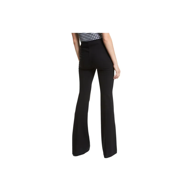 MICHAEL KORS Brooke Stretch Cotton Flared Pants-1