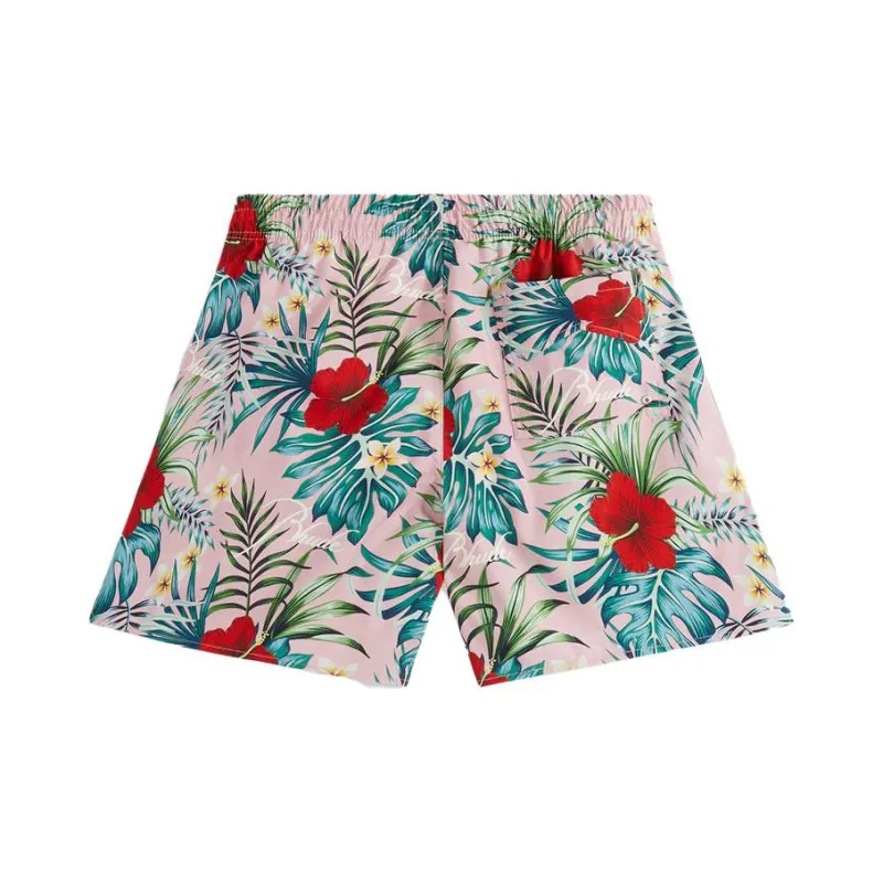 RHUDE Hawaiian Logo Swim Trunk-1