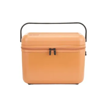 SAMSONITE PC Picnic Basket Travel Makeup Case Small Size Unisex Mustard Yellow