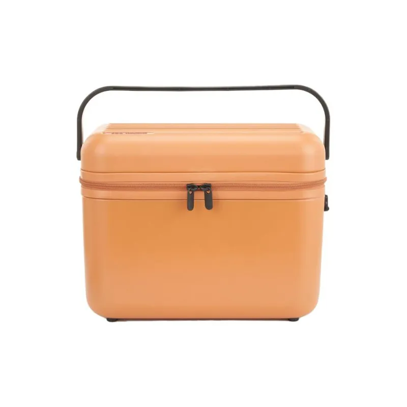 SAMSONITE PC Picnic Basket Travel Makeup Case Small Size Unisex Mustard Yellow-0