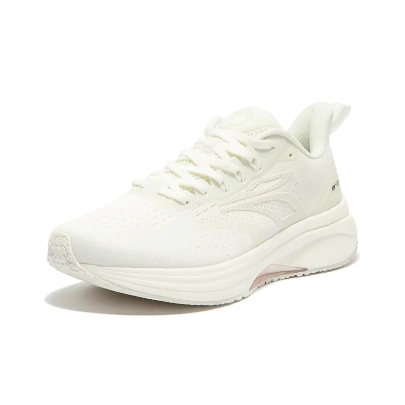 361° Titan Lite Cushioned Anti Slip And Wear Resistant Lightweight Low Top Running Shoes Men's Feather White-1
