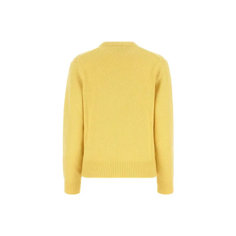 SPORTY & RICH Src Wool Crewneck Daffodil-1
