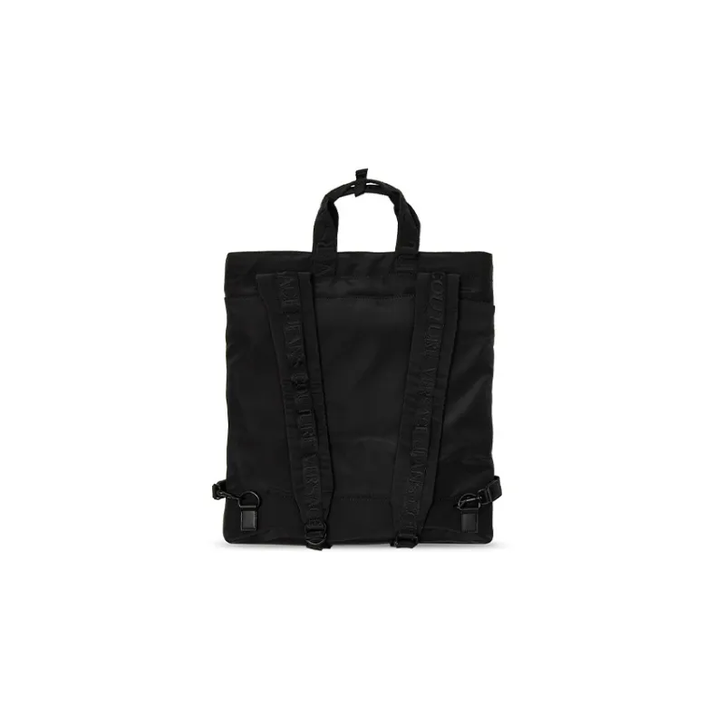 VERSACE JEANS COUTURE Fabric Gift Bag Handbag Regular Men's Black-3