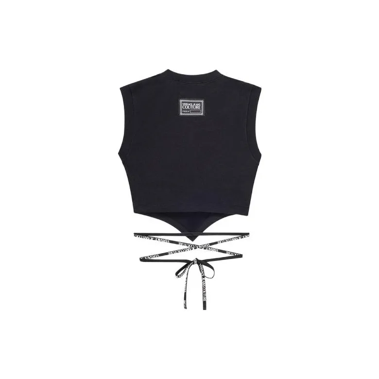 VERSACE JEANS COUTURE SS23 Tank Top Women's Black-1