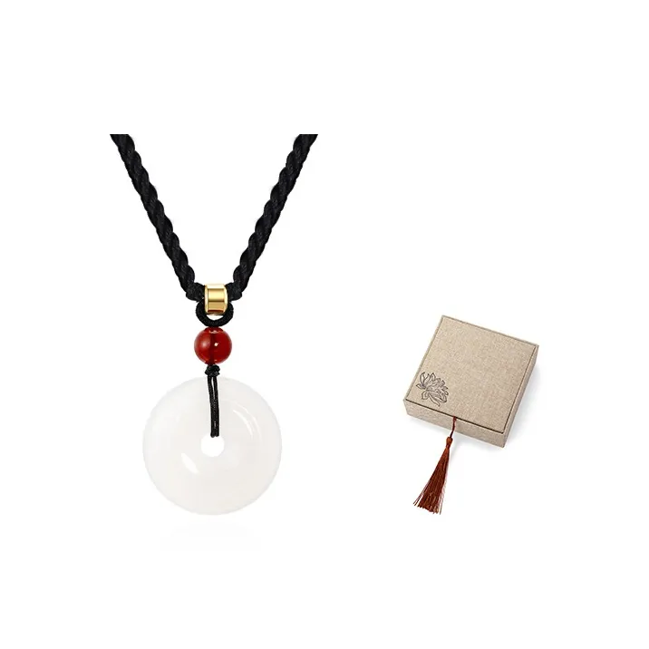 KING TAI SANG Chalcedony Necklaces Unisex-2