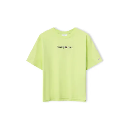 Tommy Hilfiger T-Shirts Women's Yellow Green