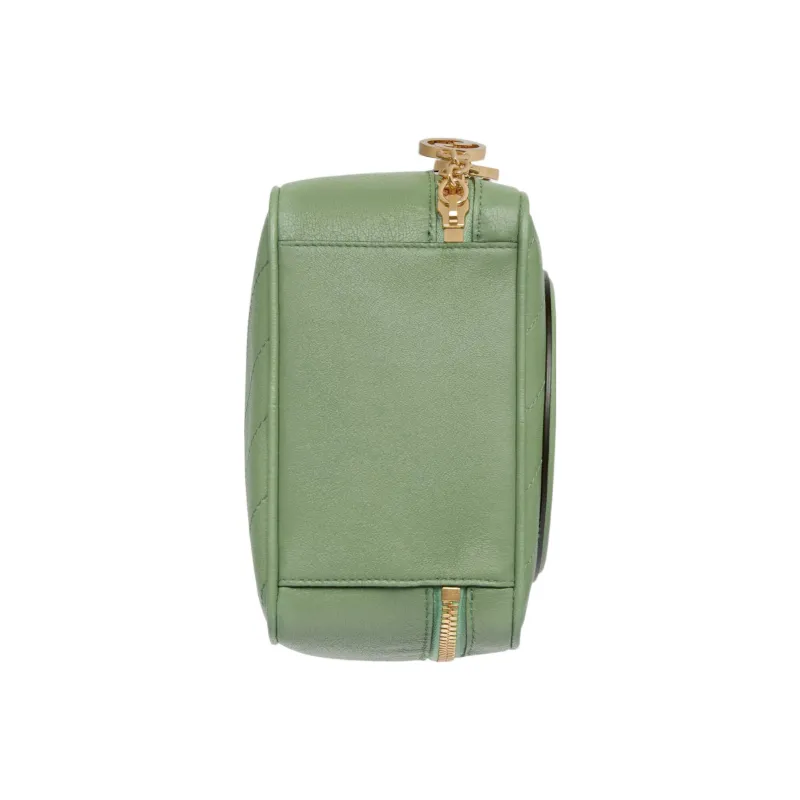 GUCCI Blondie Leather Shoulder Bag Crossbody Bag Handbag Regular Women's Green-6