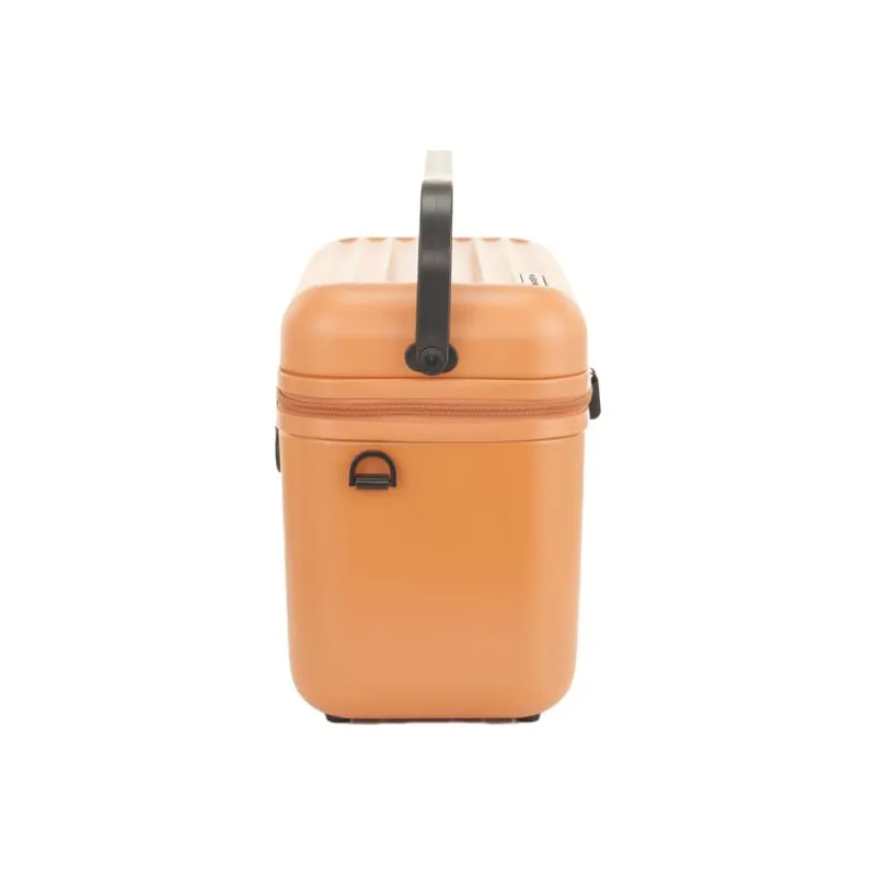 SAMSONITE PC Picnic Basket Travel Makeup Case Small Size Unisex Mustard Yellow-3