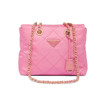 PRADA Fabric Parachute Bag, Crossbody Bag, Shoulder Bag Women's Begonia Pink