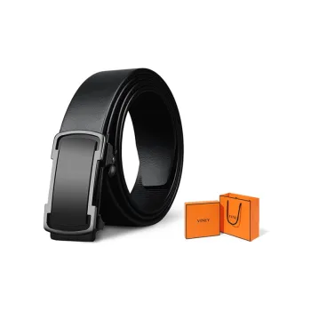 VINEY Split Cow Leather With Removable Membrane Leather Belts Men's Width 3.1CM