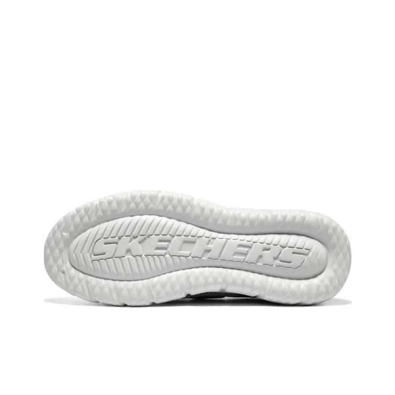 Skechers Del Retto Anti Slip Wear Resistant Low Top Casual Shoes Men's Gray-3